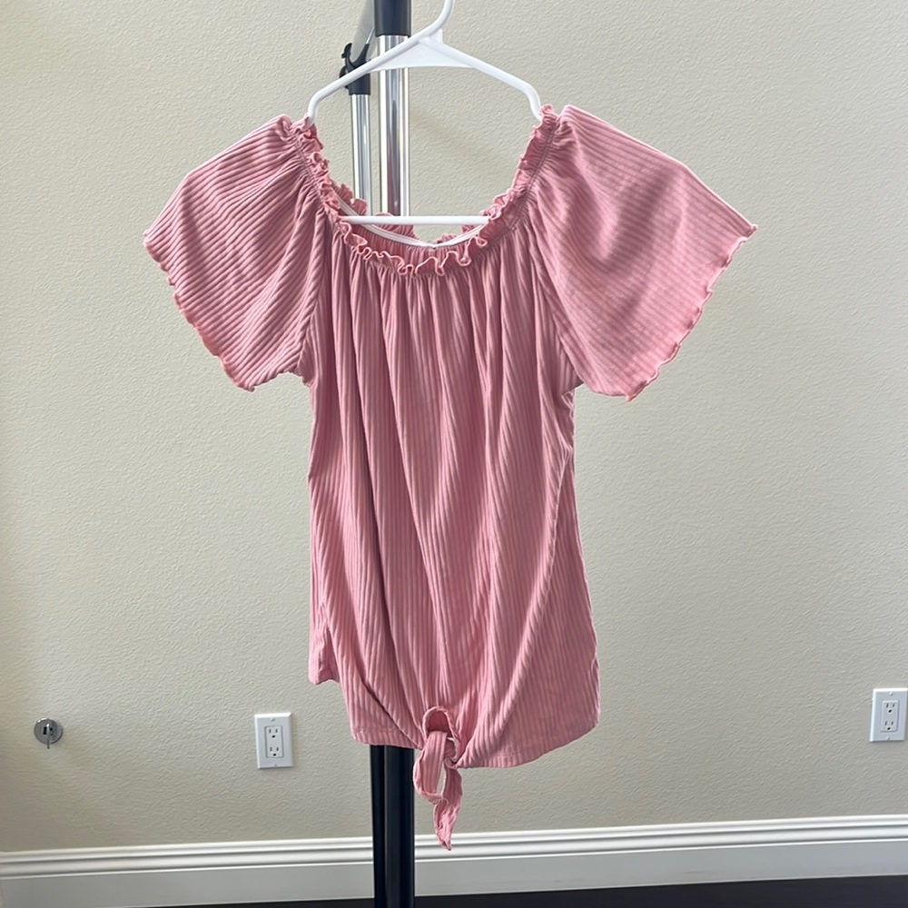 Seer Suckered Rose Top